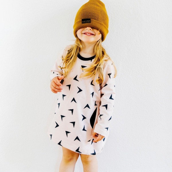 Pocket tunic pattern, sweatshirt dress, girls sweatshirt tunic, baby dress, long sleeve dress, autumn dress winter dress