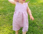 Sundress and romper pattern, sunsuit sewing pattern, Girls sun dress pattern, baby summer romper pattern