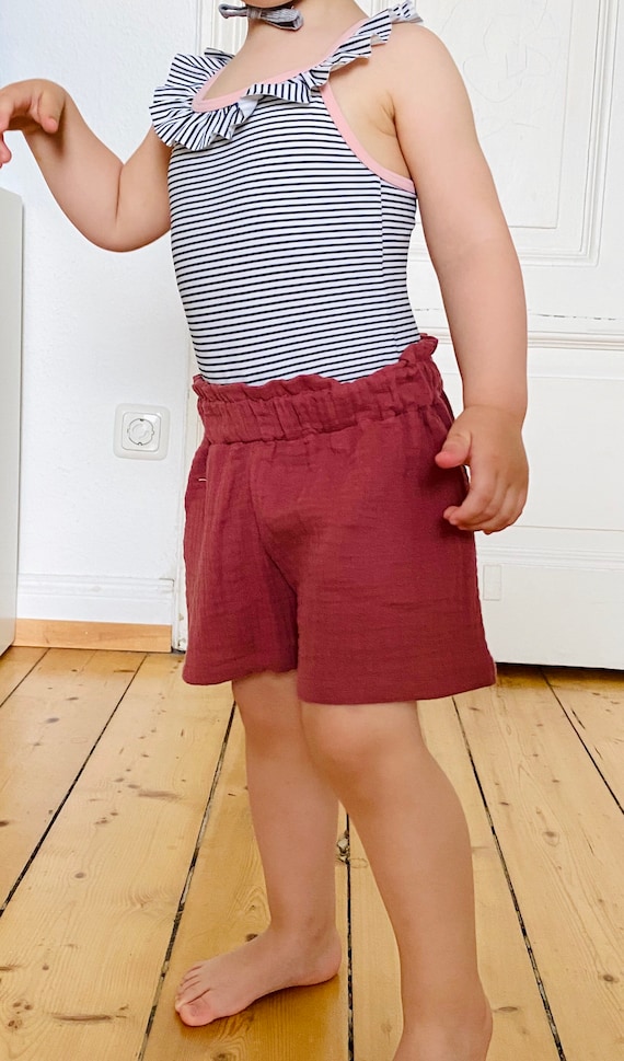 DIY Kids Paperbag Shorts with Free Pattern & Tutorial – Zune's Sewing  Therapy