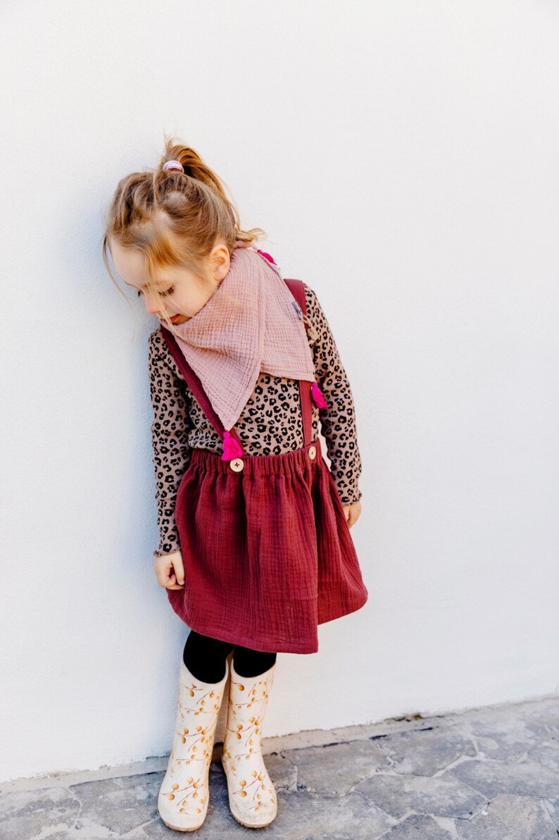 Suspender Skirt Pattern Girls Skirt Sewing Pattern Baby Etsy