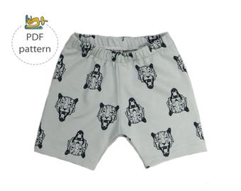 Baby shorts sewing pattern, Basic shorts pattern, pdf sewing pattern, baby bloomers pattern, easy sewing pattern, Baby sewing pattern
