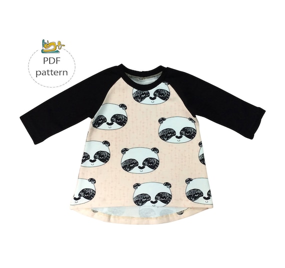 Girl's tunic pattern baby tunic sewing pattern tunic top Etsy