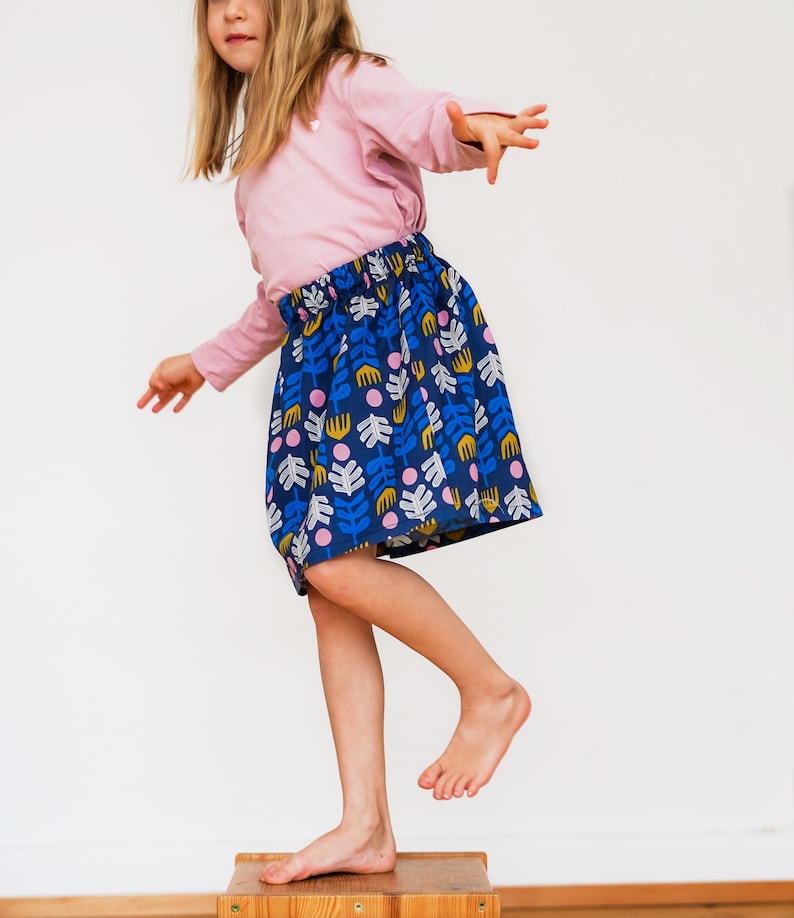 Children Skirt Sewing Pattern Basic Skirt Pattern Tiered Etsy