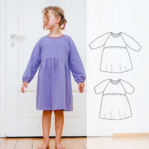 Girl&#39;s dress sewing pattern,