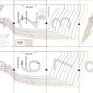 Summer romper pattern, kids romper sewing pattern image 8