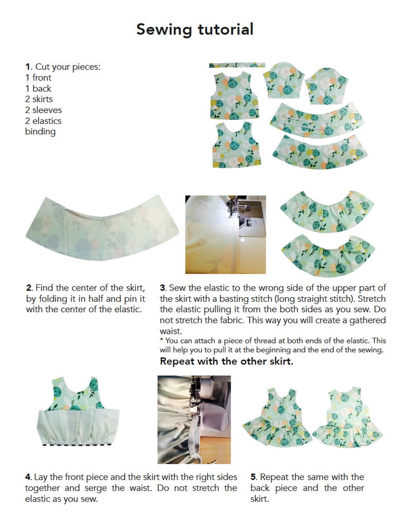Peplum top sewing pattern image 5