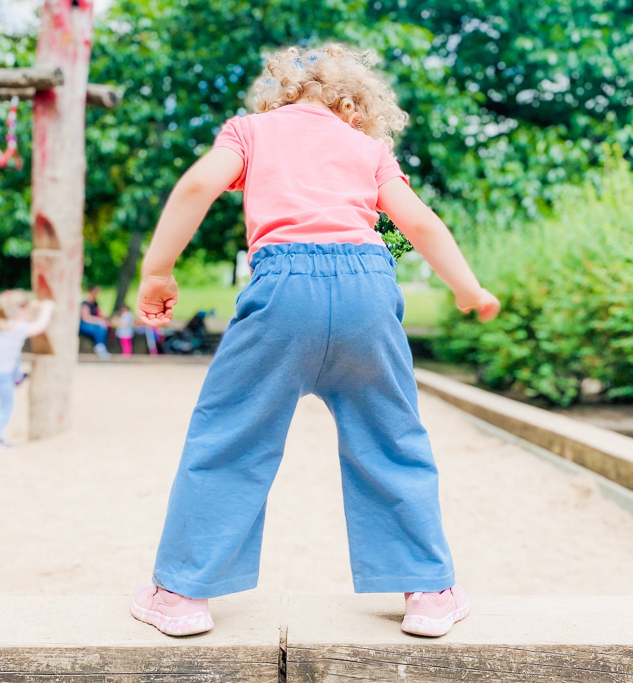 Weites Bein Hosen Schnittmuster für Kinder, Lexi Hose Culotte Stil  Kinderhose Schnittmuster, 9 Monate bis 10 Jahre, Papiertüte Taille Pans | Jogginghosen
