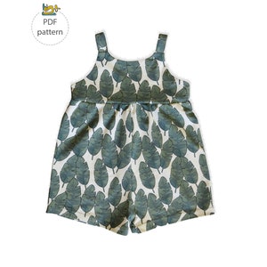 summer overall patten for kids