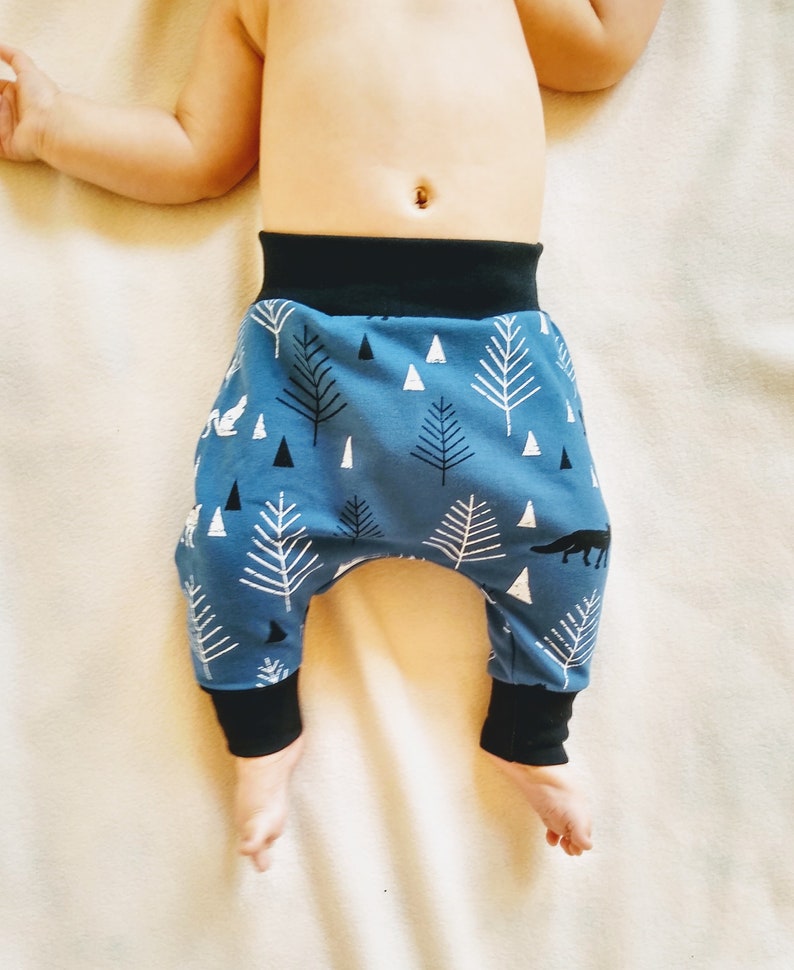 Harem Pants Pattern Baby Harems Sewing Pattern Cuffed Harems Etsy Canada