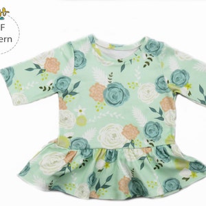 Peplum top sewing pattern