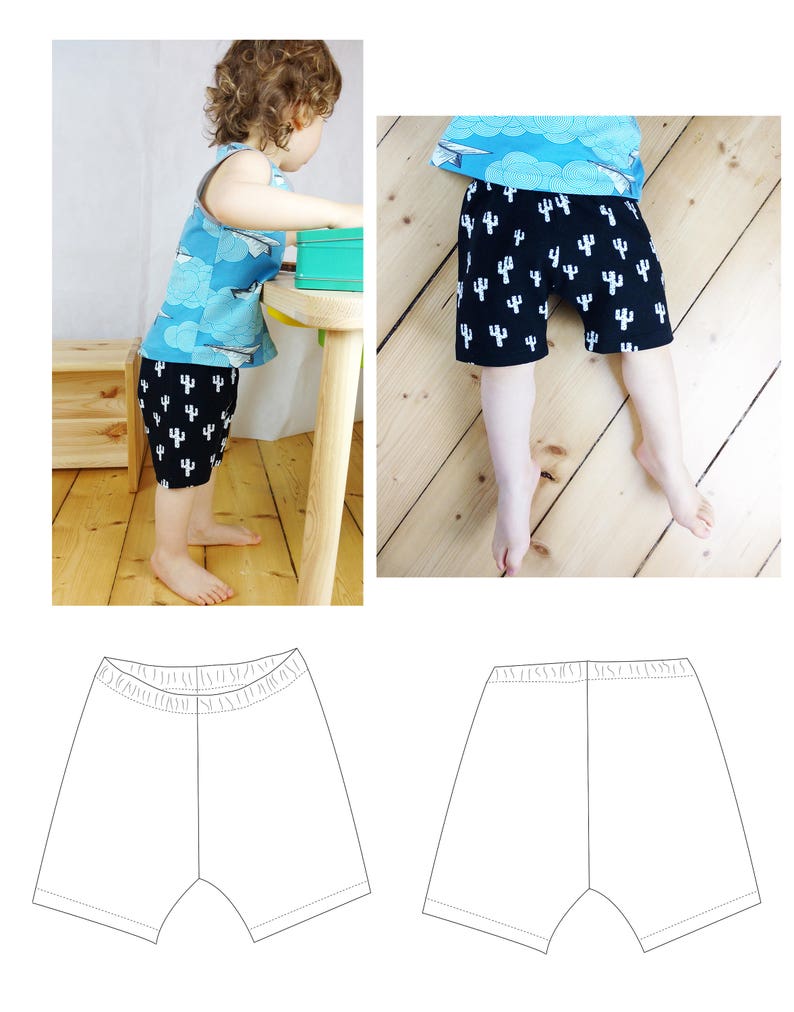 Baby Shorts Sewing Pattern Basic Shorts Pattern Pdf Sewing Etsy