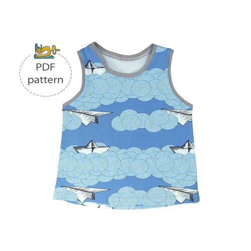 Baby Tank Top Pattern Modern Baby Sewing Pattens Pdf Sewing Etsy