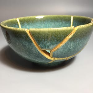 Kintsugi bowls, Broken pottery, Kintsugi Art, Housewarming Gift, Anniversary Gift,