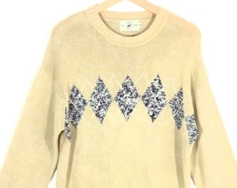 90's Beverly Hills Polo Club Knitwear Pullover Crew Neck Sweater | Sweatshirt | Jumper Size M