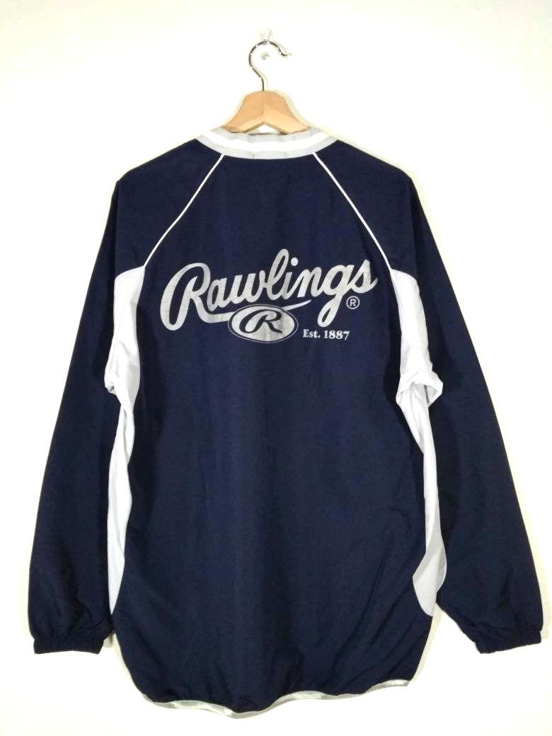 ま*ぐ様 Rawlings ボンバージャケット 青 楽天市場】ローリングス ジャケット（メンズファッション）の通販