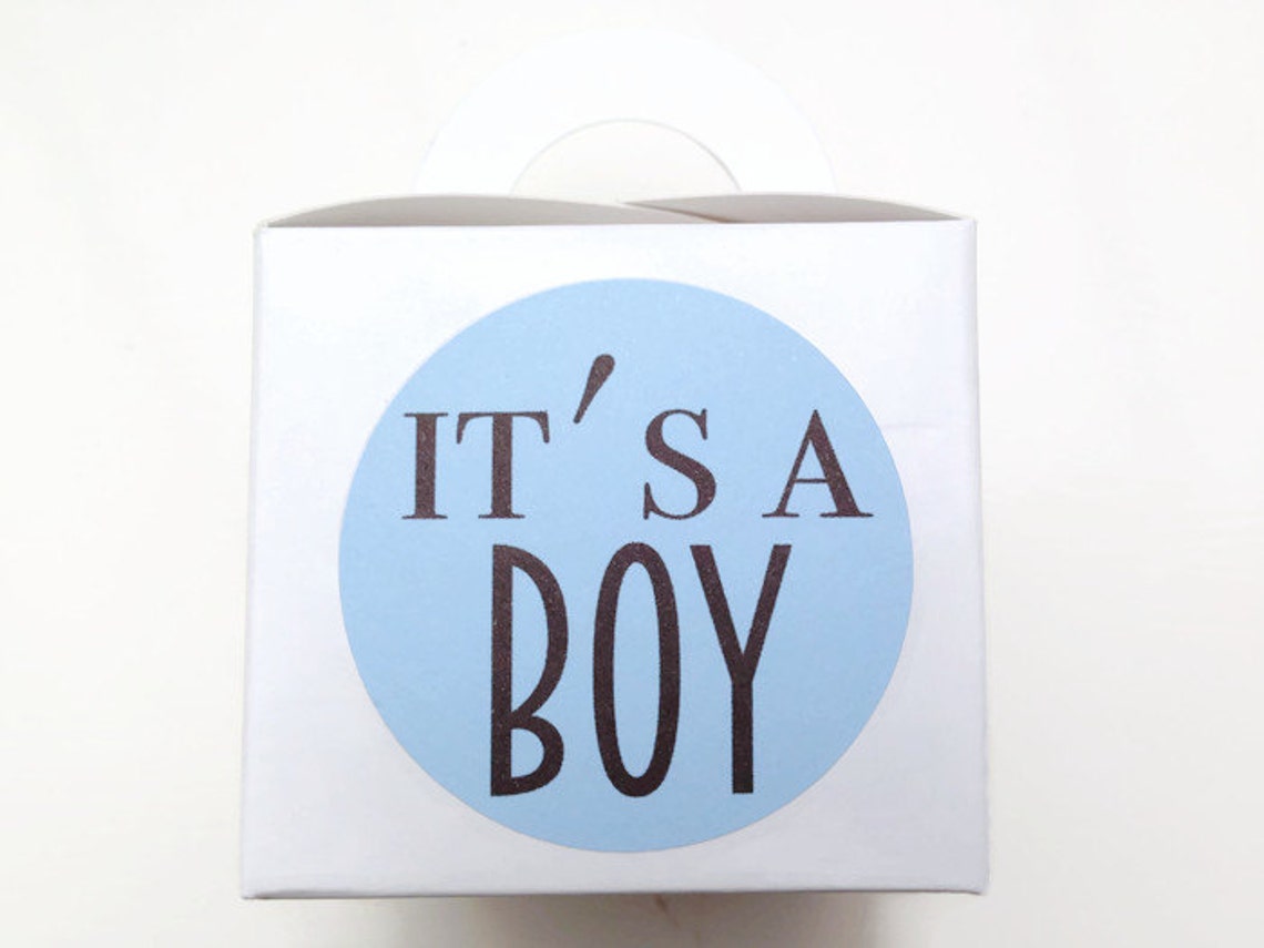 It's a Boy Stickers It's a Boy Favour Labels Baby Etsy