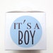 It's a Boy Stickers, It's a Boy Favour Labels, Baby Shower Favour ...