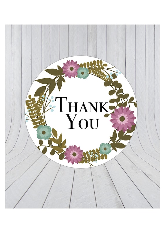 24 x thank you stickers thank you labels etsy packaging etsy