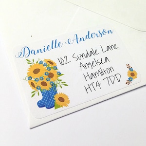 36 x Return address stickers, Address labels, Self adhesive address labels, Address Stickers, Custom address stickers 157