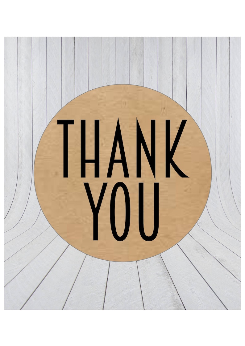 24 X Thank You Stickers Thank You Labels Etsy Packaging Etsy