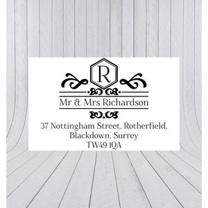 36 x Return address labels, address stickers, Personalised address stickers, Custom address labels, 023