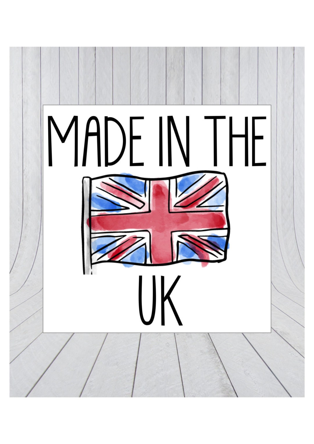 Rh Made In England Sticker Made in the UK Stickers, Packaging Stickers, Packaging Labels, UK ...