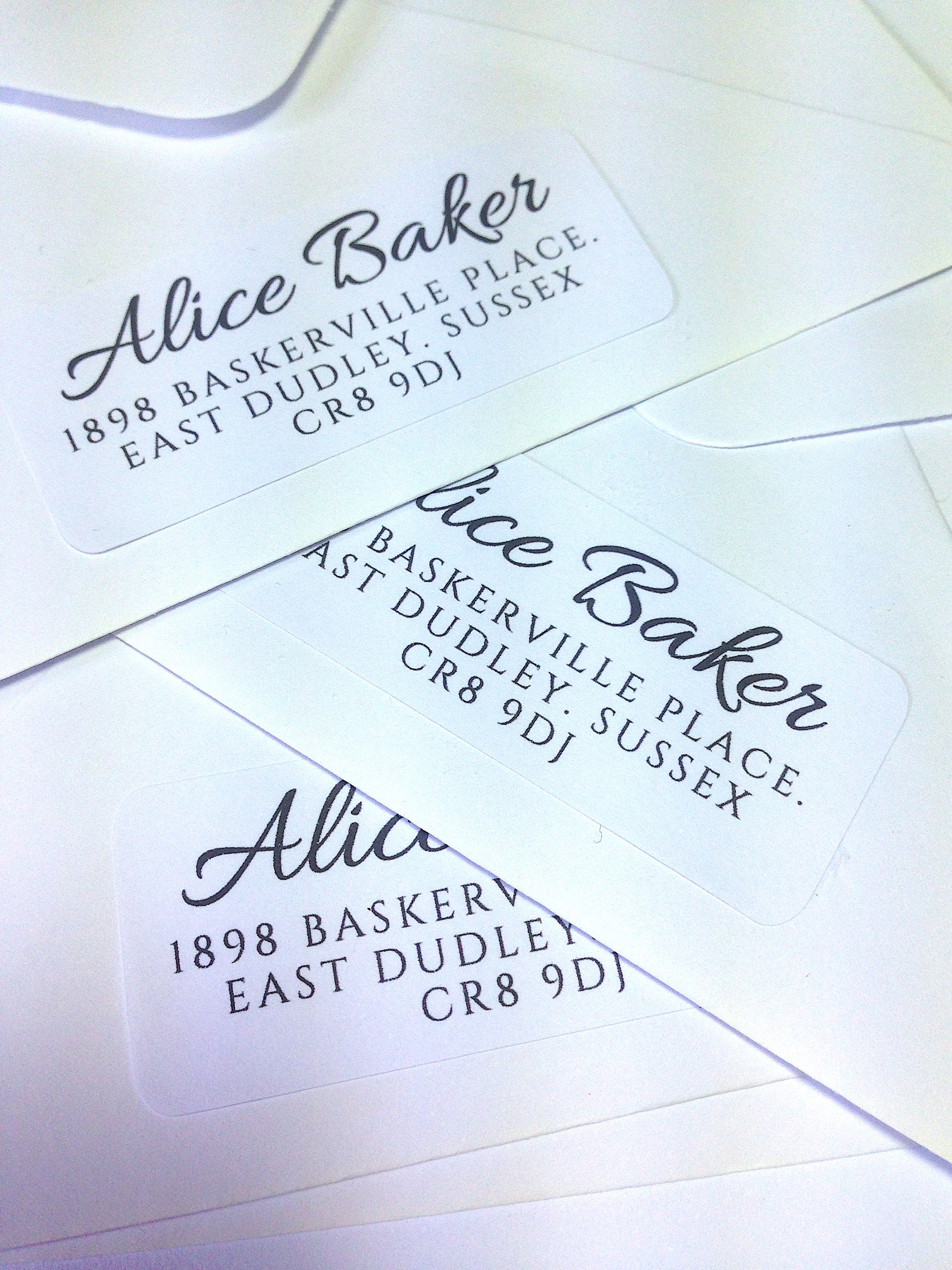 48 X Return Address Stickers Address Labels Self Adhesive Etsy