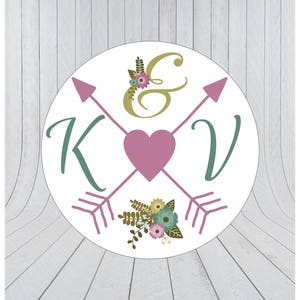 24 x stickers mariage personnalisé, stickers mariage initiale, mariage rustique stickers, nous avons atteint mariage, personnalisés atteint, 127