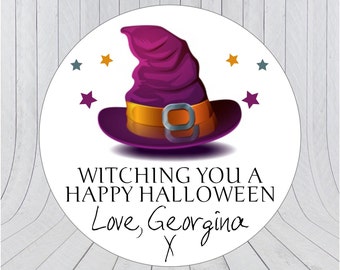 Halloween favour stickers, Halloween tags, Halloween Party favors, Halloween labels, Happy Halloween labels, Halloween stickers, 310