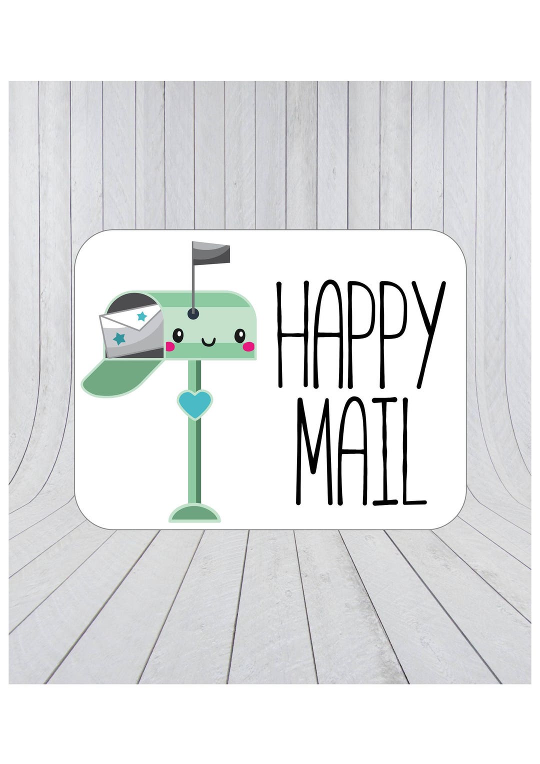 Happy Mail Stickers, Mail Stickers, Packaging Stickers, Delivery ...