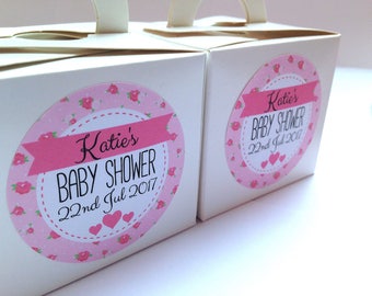 Adesivi per baby shower, adesivi per baby shower, etichette baby shower, adesivi personalizzati per baby shower, PINK 078