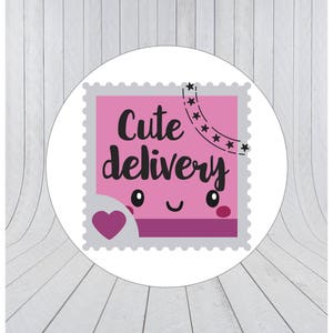 Happy mail naklejki, naklejki pocztowe, opakowania naklejek, dostaw naklejki, cute dostaw naklejek, opakowania Etsy naklejek 112