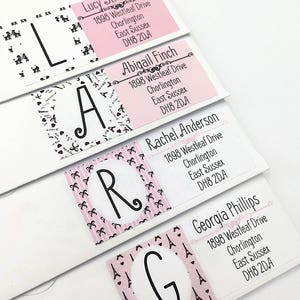 48 x Return address stickers, Address labels, cute address labels, Address Stickers, Custom address stickers 163