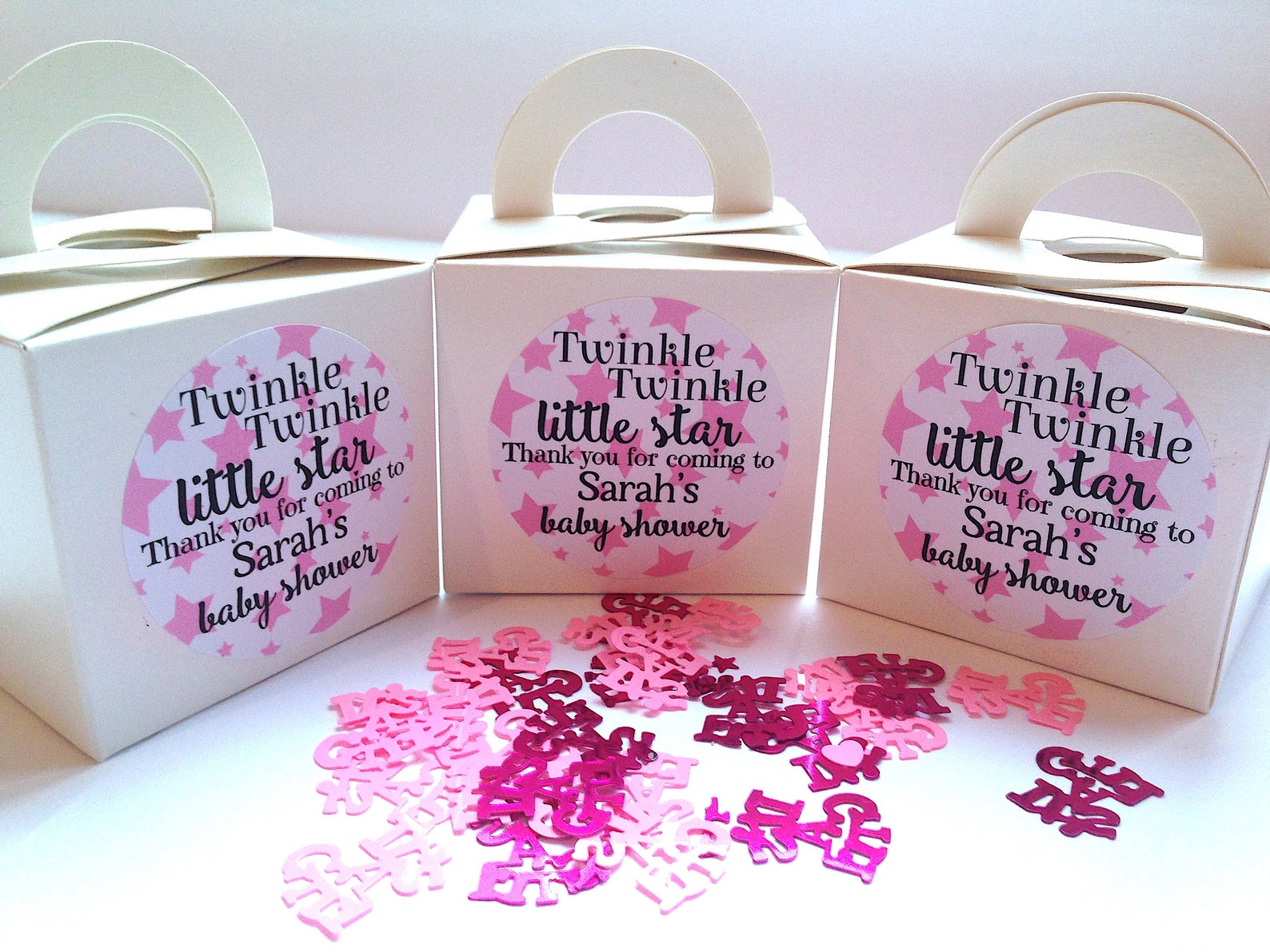 Adesivi Compleanno Personalizzati Tema Baby Shower Body Rosa E Celeste Modello Codice Pb 17 A - Foto 2