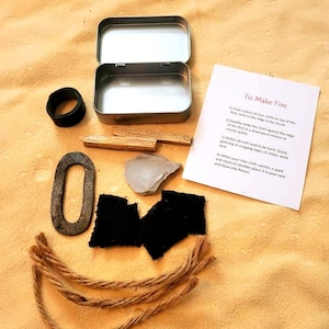 Flint and Steel Fire Starting Kit