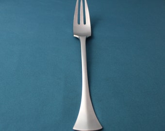 Meat Serving Fork Dansk THISTLE Satin Stainless France 10"