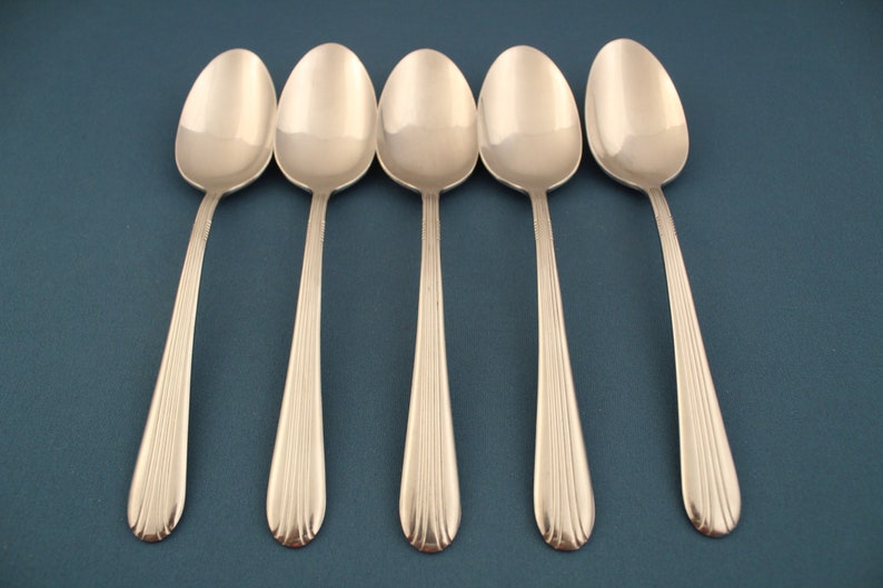 ARBOR ROSE SERVING SPOONS ONEIDA NEW 18//8 STAINLESS FREE SHIPPING US ONLY
