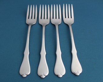 thumbnail image 2 of Sysco Tosca Set Of 4 Salad Forks - Stainless Steel, Compatible With Oneida Tripoli 2 of 2