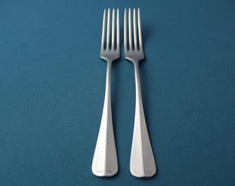 2 Dinner Forks WMF MARLOW Stainless Germany 7 1/4"