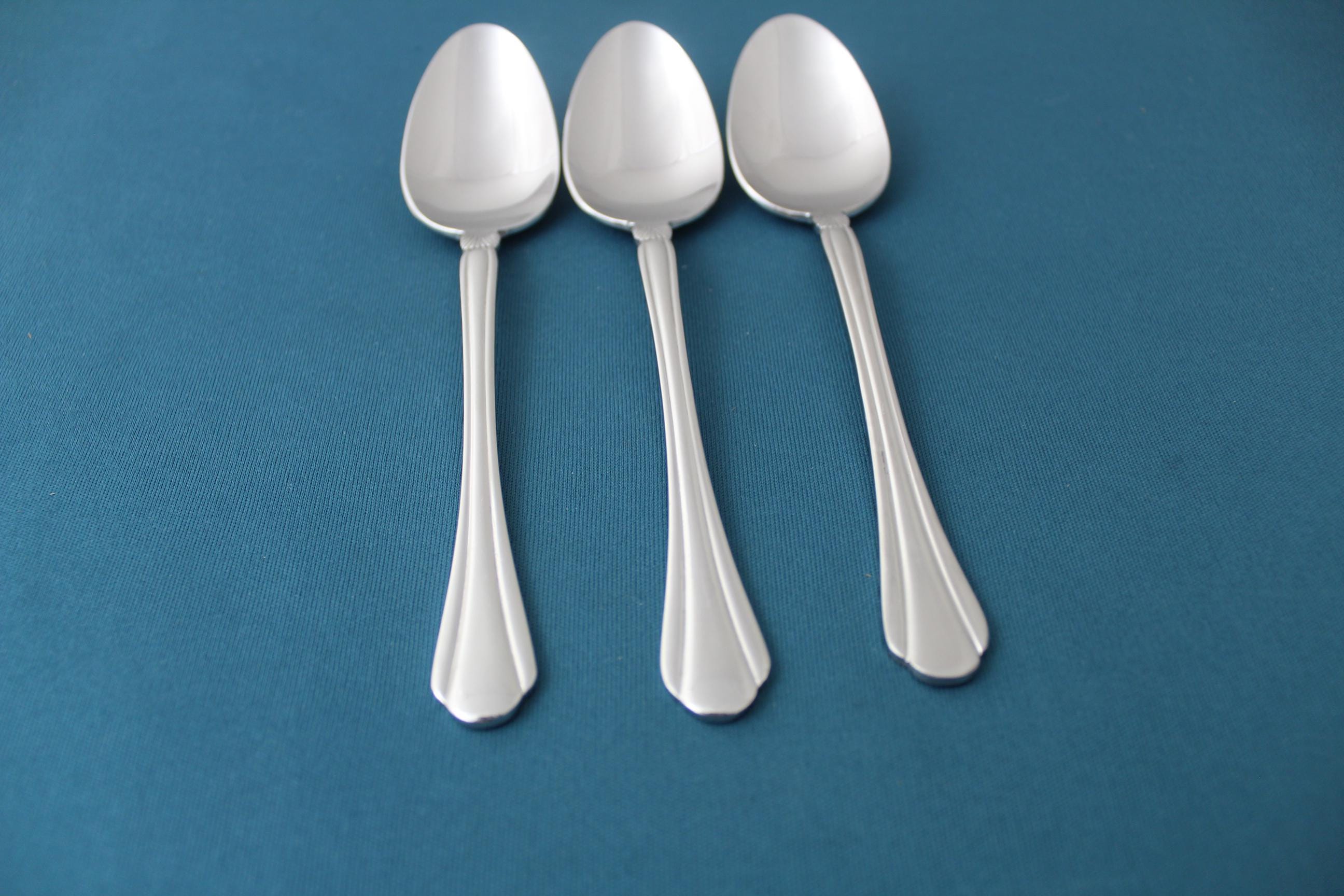 3 Teaspoons Pfaltzgraff ARTESIA 18/8 Stainless Korea 6