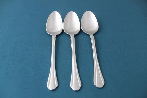 3 Teaspoons Pfaltzgraff ARTESIA 18/8 Stainless Korea 6