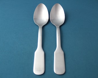 2 Teaspoons Williams Sonoma BASTILLE 18-10 Stainless France 6 7/8"