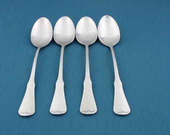 4 Teaspoons Spoons PATRICK HENRY Oneida Community Stainless Flatware 6"