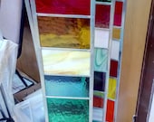 Decorative stained glass garden panels