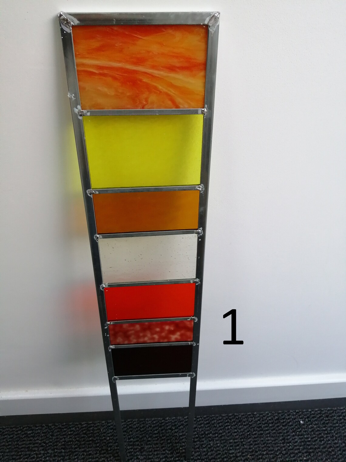 Decorative stained glass garden panels Etsy