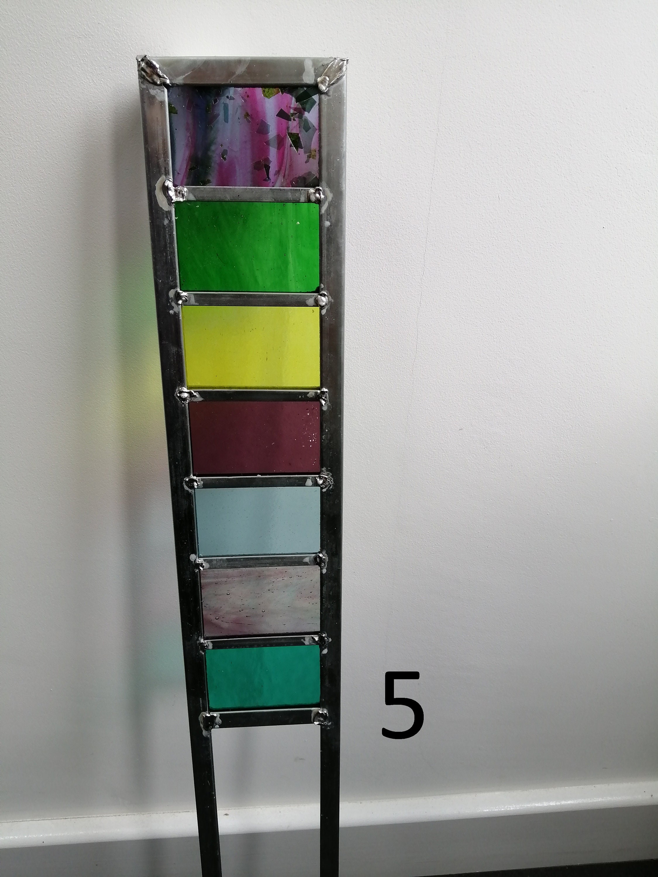 Small Decorative Stained Glass Garden Panels Etsy UK