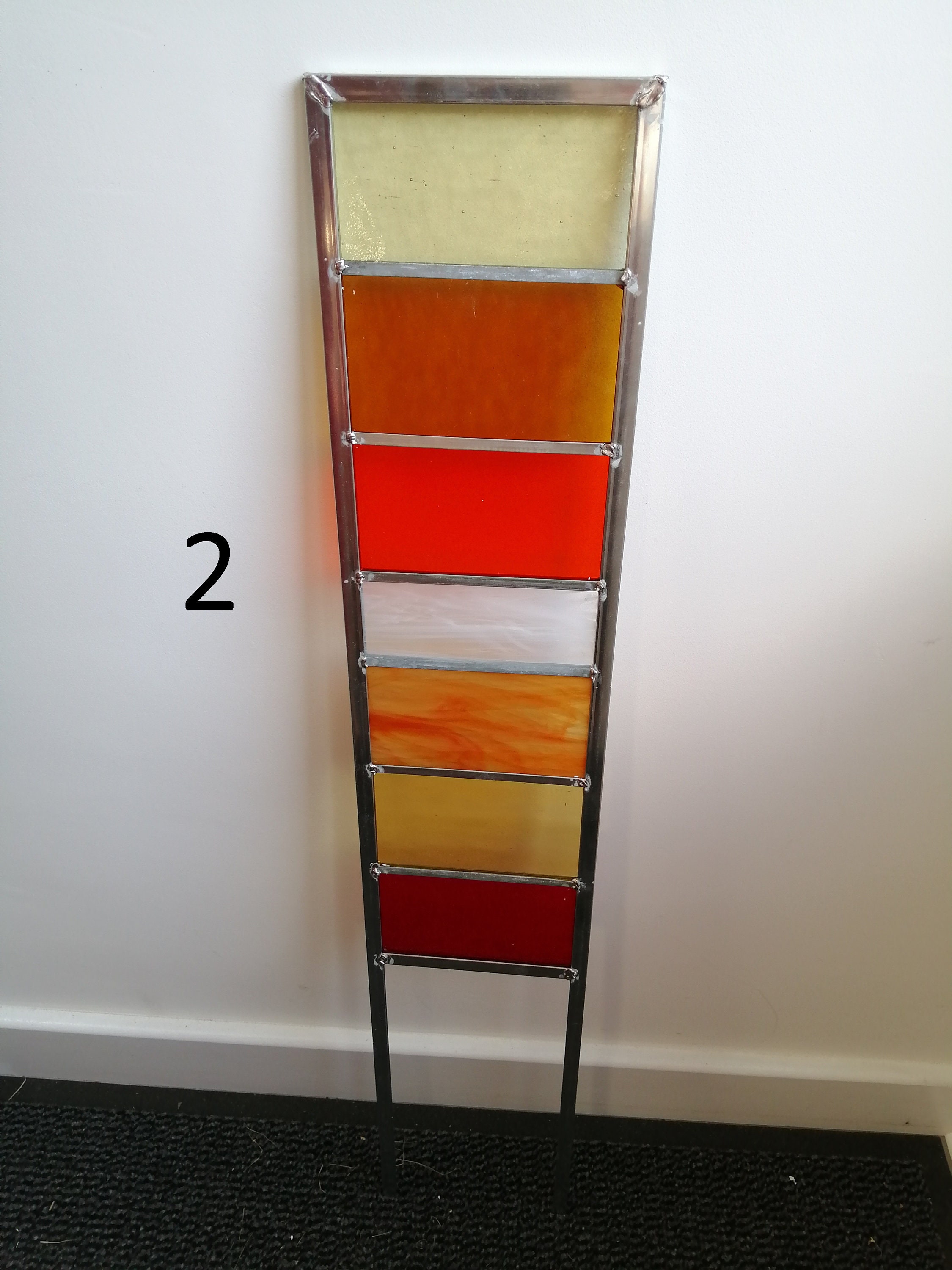 Decorative stained glass garden panels Etsy