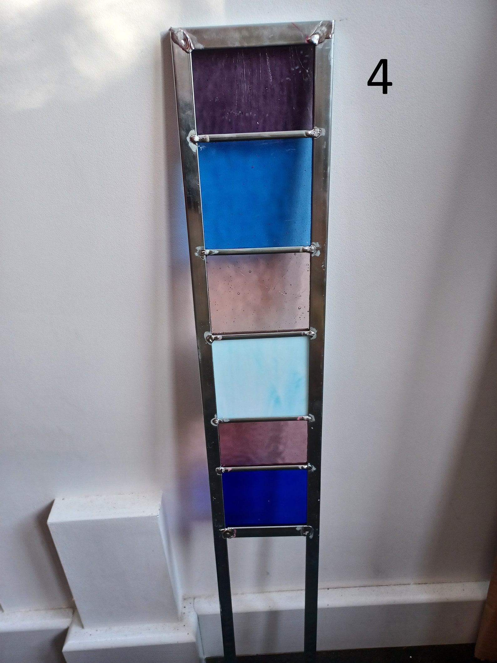 Small Decorative Stained Glass Garden Panels Etsy UK