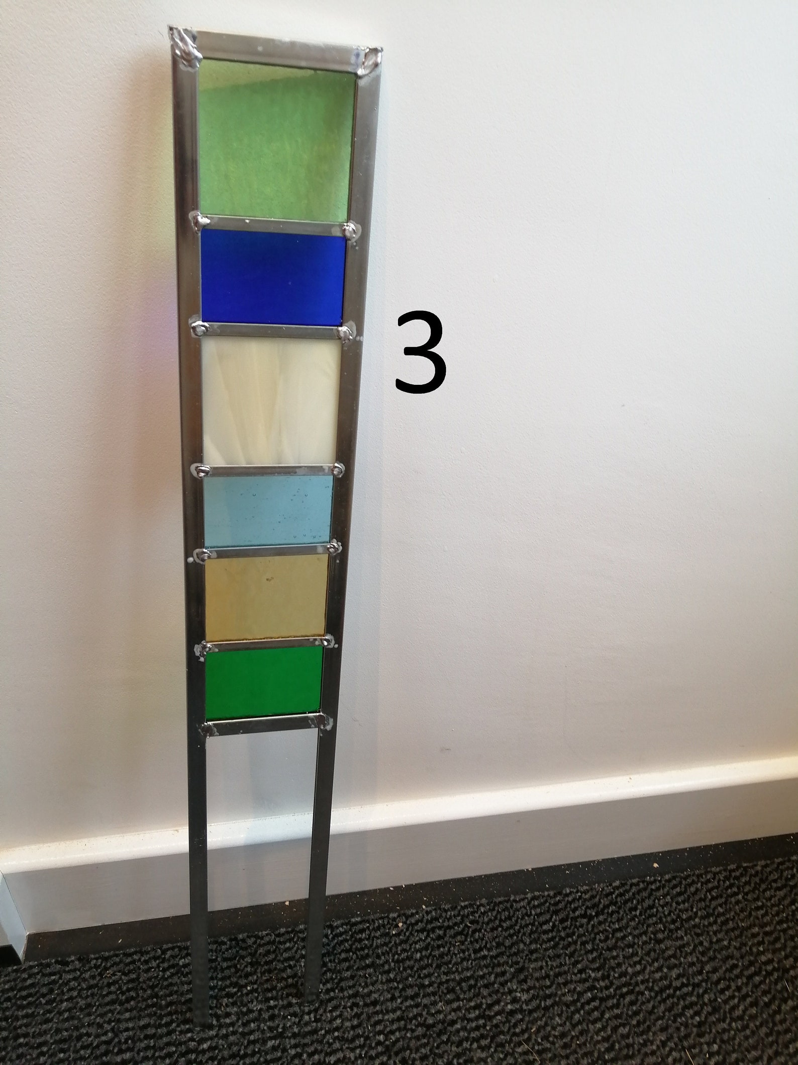 Small Decorative Stained Glass Garden Panels Etsy UK