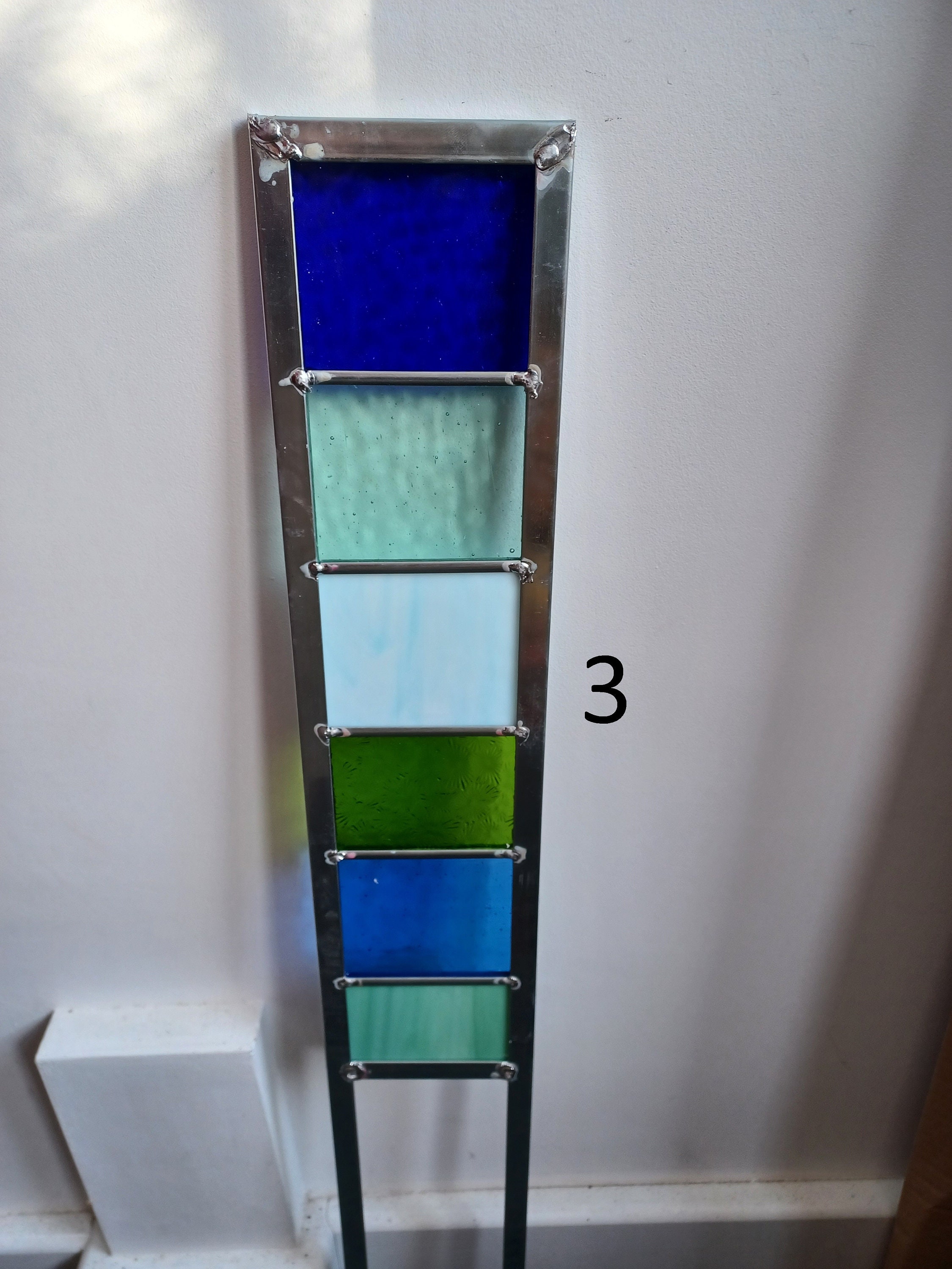Small Decorative Stained Glass Garden Panels Etsy UK